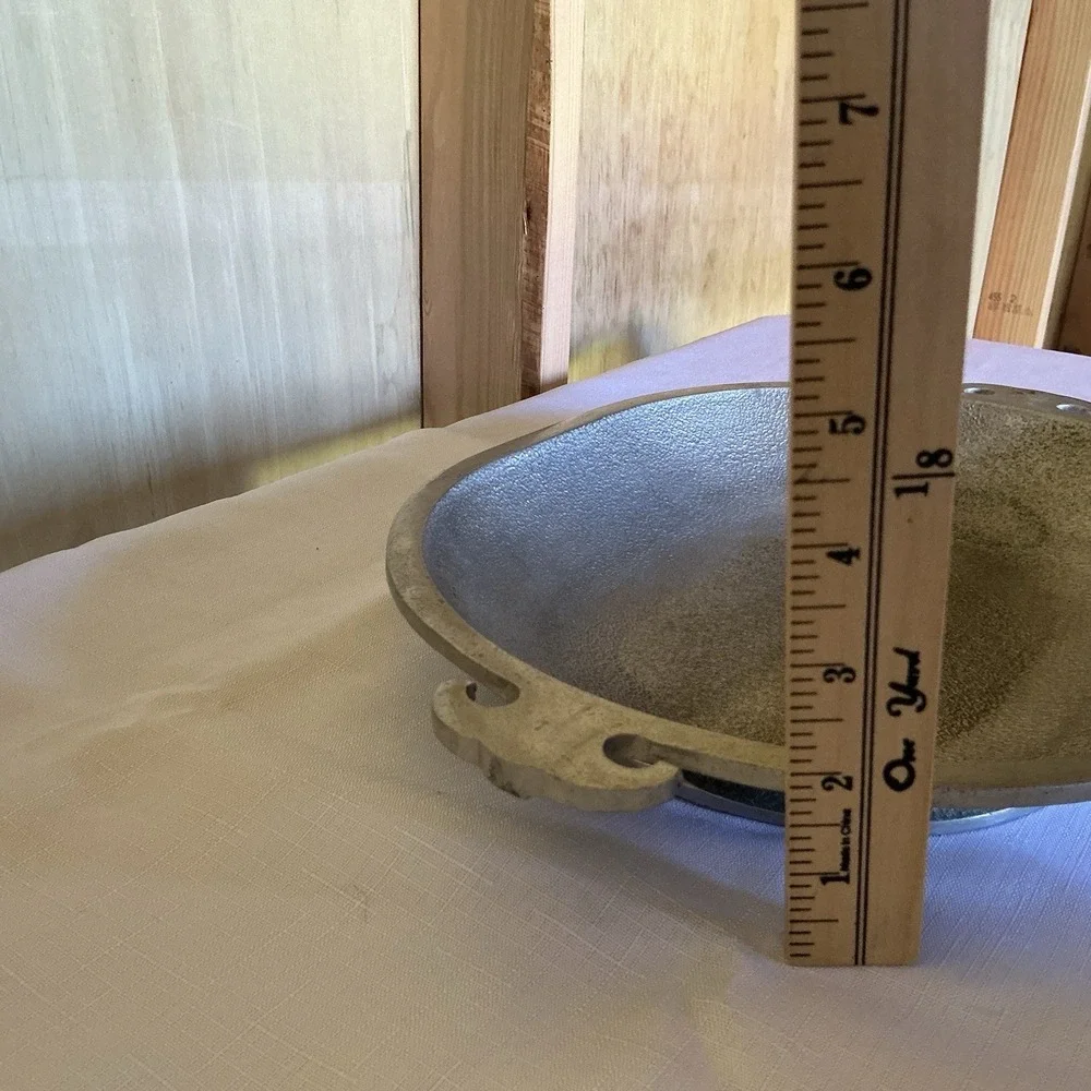 Guardian Service 3-Star Heavy Cast Aluminum Oval‎ Fish Steak Sizzler Tray 15